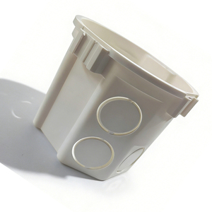 Caja de interruptor de pared eléctrica de PVC y PC estándar de la UE, 68*47mm, caja de enchufe empotrada para instalación - Product Image 1