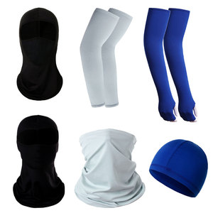 Cycling Sun Protection Face Mask Scarf Ice Silk Sleeves Anti-Uv Outdoor Sports Gear Unisex Adult Size - Product Image 5