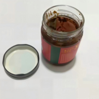 Bocaux en verre transparent ronds avec couvercle en fer blanc hermétique de qualité alimentaire pour l'emballage de sauces et de cornichons