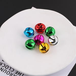 Campana de Boca de Pez Electrochapada de Colores, Accesorio de Joyería DIY, Suministro de Decoración Navideña de Metal, Color Aleatorio, 10mm - Product Image 5