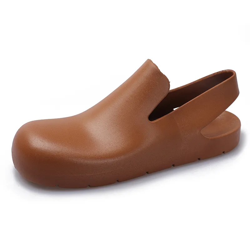 Tawana factory hot sell Fashion EVA flat Ladies women outdoor wear half cover rains boot slippers sandals