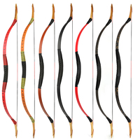 Arc long de chasse traditionnel monobloc 20-50lbs pour l'entraînement au tir à l'arc en extérieur