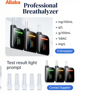 เครื่องวัดแอลกอฮอล์แบบพกพา H3 สำหรับใช้ในบ้าน พร้อมท่อเป่า เซ็นเซอร์เซลล์เชื้อเพลิง ใช้พลังงานจากแบตเตอรี่ AA สีดำ - Product Image 6