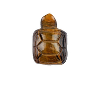 Figurine de tortue sculptée de 1 pouce en quartz rose naturel, agate, jade, cristal, ornement artisanal