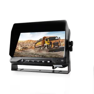 Moniteur LCD TFT 7 pouces 12 V, pour camion, Bus, Taxi