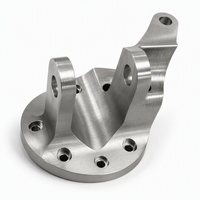 Support de fixation en métal usiné CNC sur mesure, base de montage en acier inoxydable usinée avec précision et composant de support mécanique
