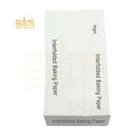 Papre de rôti de tissu de boulangerie interplié recyclable pour le papier de cuisson de gril Papr de cuisson enduit de silicone