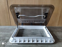Ovni — phare de toit pour RV H10236, toit à Double couche de glaçage facile à utiliser avec ressort de levage à gaz pour RV/remorque/camping-car