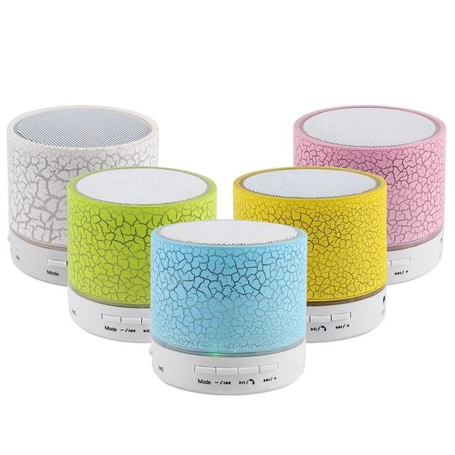 Colorful A9 Portable Mini Small Outdoor Home Wireless Stereo Music Party BT 4.0 Phone Speaker With RGB LED Light Support TF Card