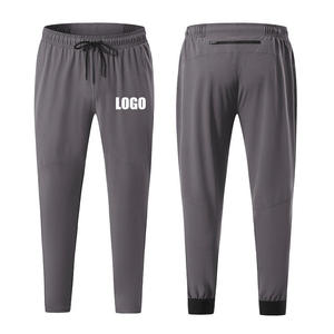 Custom logo Men <strong>Jogger</strong> Nylon Spandex Pants Man Long GYM Tracksuit Sweatpants Mens Sports Running Pants Knitted Jogging Trousers - Product Image 2