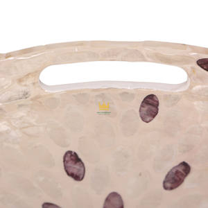 Plateau de service décoratif en nacre, fait main, écologique, pour la maison, l'hôtel, le restaurant, en provenance du Vietnam - Product Image 4