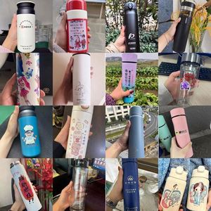 Custom Logo Printed 500ml Double Wall Vacuum <b>Flask</b> Insulated Corporate Activity Business Gift Tumbler <b>Drink</b> Water Bottle - Product Image 2