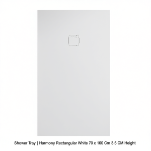 Plato de Ducha Harmony Rectangular Blanco 70 x 160 cm 3.5 cm de Altura - Product Image 3