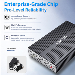 USB4 Dual Port 25G SFP28 Network Adapter Thunderbolt 5/4/3 Compatible 25GbE Fiber NIC Mac/<b>Windows</b> <b>Laptop</b> External Video Ultimate - Product Image 3