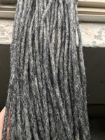[Jiffy/Hohodreads] Dreads Afro Kinky all'uncinetto in capelli umani neri naturali sale e pepe, prodotto caldo per extension da donna