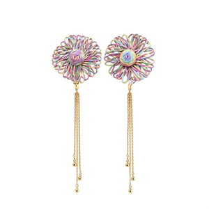 Boucles d'oreilles pendantes tendance E250-E096-0486CS - Product Image 2
