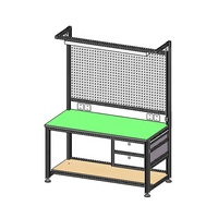 Table de production industrielle en aluminium, ligne de production électronique ESD établi table de travail