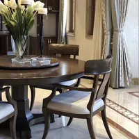 Sassanid OEM, ensemble de salle à manger de luxe britannique, fauteuil de salle à manger, fourniture d'usine, chaise de salle à manger