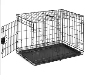 Ящик для собак, складная металлическая переноска для домашних животных, дом для домашних животных