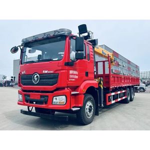 Auto montierter hydraulischer LKW-Kran mit geradem Arm 12-Tonnen-Kran 8,5-Meter-Frachtkasten zum Heben und Ziehen von Fracht bevorzugt - Product Image 5