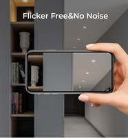 Plafonniers encastrés modernes CCT à intensité variable, éclairage LED encastré IP65, spot lumineux pour plafond, garantie 5 ans pour la maison