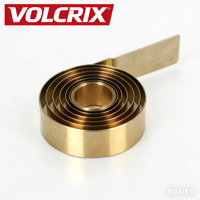 Enrouleur de câble rétractable industriel en acier VOLCRIX, bobine plate à ressort à force constante