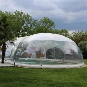 XZ OEM ODM ar-cúpula-para-piscina ao ar livre com ar condicionado enorme parque de estacionamento inflável para eventos de futebol grande natureza
