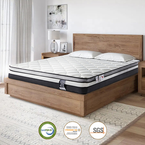 Nệm lò xo túi ép gọn, mút hoạt tính, cao su thiên nhiên, cỡ King size, thiết kế hiện đại, êm ái cho người lớn, dùng cho phòng ngủ - Product Image 3