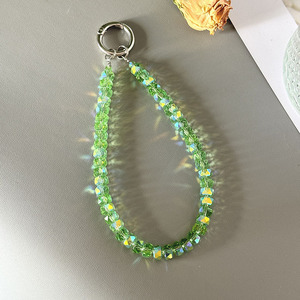 Correa para Teléfono con Cuentas de Cristal Brillantes y Elegantes, Colgante para iPhone, Accesorios para <span class=keywords><strong>Airpods</strong></span>, Bolsa, Cordón Colgante para Mujer - Product Image 4