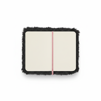 Carnet de notes A5 personnalisable en cuir PU rose, reliure cousue, 100 feuilles, avec fente pour cartes et pochette de rangement, idéal comme cadeau pour fille