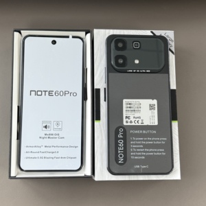 El teléfono inteligente para juegos Note 60 Pro 5G, suministrado por la fábrica, cuenta con una pantalla de 7.3 pulgadas y una cámara principal de 50MP, ejecutando la versión global. - Product Image 1