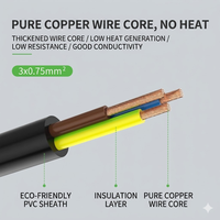 Câble d'alimentation pour ordinateur portable, prise EU vers C5, norme européenne, 2 broches vers connecteur trèfle pour ordinateur portable