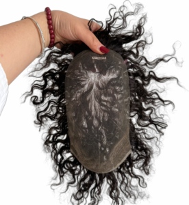 Pelucas de Cabello Humano con Encaje Completo de 18 mm para Hombre, Sistema Capilar, Tupé para Hombre, Baja Densidad, Buena Calidad # 1B - Product Image 2