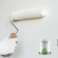 Peinture murale intérieure au latex durable, faible odeur, résistante aux alcalis, stable aux basses températures, couleurs personnalisées, fût de 25 kg pour les pièces.