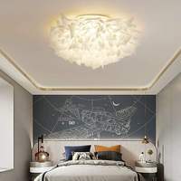 Lustre Pendentif Créatif en Acrylique à Pétales de Fleur pour Chambre d'Enfant, Style Nordique, Décoration Florale, Luminaire en Forme de Bouton de Fleur