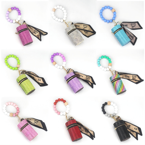 Tự Bảo Vệ Nguồn Cung Cấp Còi Ánh Sáng Carabiner <span class=keywords><strong>Keychain</strong></span> <span class=keywords><strong>Rhinestone</strong></span> Tự Bảo Vệ Cao Su Hạt <span class=keywords><strong>Keychain</strong></span> Cho Phụ Nữ - Product Image 4