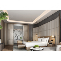 Lit d'hôtel moderne en bois massif rembourré 5 étoiles pour appartement et villa, mobilier de réception, tailles personnalisées, usage commercial