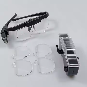 Lupa de Cabeza Recargable con Luz LED, Aumento de 1.5x-4.5x, Material Metálico, para Trabajos de Precisión y Lectura - Product Image 5