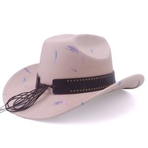 Chapeau de <span class=keywords><strong>cowgirl</strong></span> rose à motif cheval pour <span class=keywords><strong>femme</strong></span>, style western, avec strass et large bord, collection 2026, idéal pour les fêtes costumées. - Product Image 6