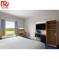 Meubles de chambre d'hôtel modernes, personnalisés, portables, en chêne, aluminium, contreplaqué, panneaux MDF, pour appartement, villa, durables, résistants à l'eau