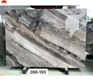 Dalles <span class=keywords><strong>de</strong></span> marbre marron <span class=keywords><strong>de</strong></span> <span class=keywords><strong>Venise</strong></span> italienne Carreaux <span class=keywords><strong>de</strong></span> sol muraux en marbre brun fantaisie vénitien naturel Beau design Pierre Design d'intérieur - Product Image 2