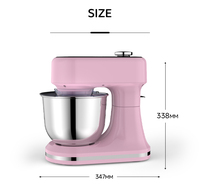Robot pâtissier Cheftronic B03P 1500W 5L 12 vitesses avec crochet pétrisseur, fouet et batteur