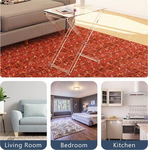 Mesa de bandeja de <span class=keywords><strong>TV</strong></span> de acrílico moderna, muebles plegables, escritorio pequeño para ahorrar espacio, fácil montaje, mesa auxiliar para comer aperitivos, servir - Product Image 6