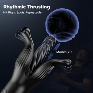 Masajeador de Próstata con Control Remoto por Aplicación, Impulsado por IA, con Bloqueo Anal, Tapón Anal para Mujeres y Hombres - Product Image 4