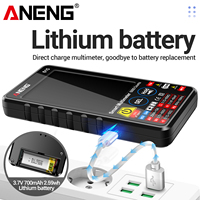 Multimètre intelligent ANENG 615 à sélection automatique, 6000 points de lecture, affichage 4 chiffres, testeur de courant, tension et résistance AC/DC, 600V 10A, faible consommation