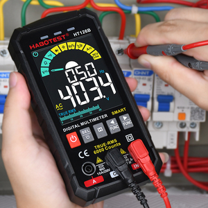HABOTEST HT126B 6000 sayımları VA dijital ekran frekans 60mF kapasite elektrik test cihazı DMM akıllı multimetre metre - Product Image 4