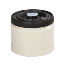 Accessoire Essentiel pour Barista : Boîte de Conservation Sous Vide en Acier Inoxydable pour Café Moulu et Thé, Type Pression