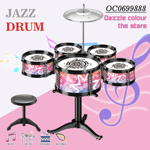 Batterie de jazz pour instruments de musique Enfants Professionnel Non toxique avec chaise - Product Image 3