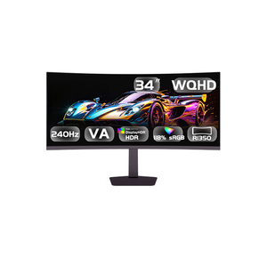 <span class=keywords><strong>Monitor</strong></span> curvo para juegos de 34 pulgadas 4K UHD <span class=keywords><strong>21</strong></span>:<span class=keywords><strong>9</strong></span> ultra ancho, 144Hz, 1ms, sin marco, pantalla LCD para juegos de PC - Product Image 2