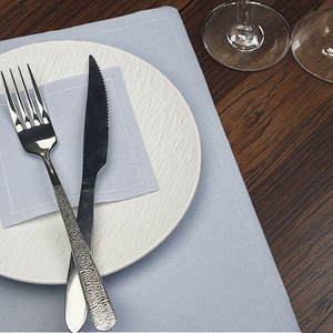 <span class=keywords><strong>Serviette</strong></span> <span class=keywords><strong>de</strong></span> <span class=keywords><strong>table</strong></span> tissée en tissu <span class=keywords><strong>de</strong></span> coton imprimé rectangle jetable <span class=keywords><strong>bleu</strong></span> <span class=keywords><strong>ciel</strong></span> moderne et tapis <span class=keywords><strong>de</strong></span> réglage <span class=keywords><strong>de</strong></span> place - Product Image 1